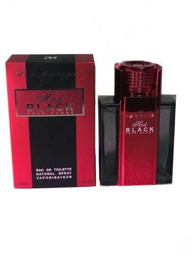 HOT BLACK BY RON MARONE'S POUR HOMME 3.4OZ EDT