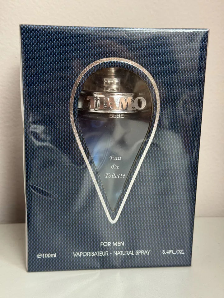 TIAMO BLUE EAU DE TOILETTE FOR MEN 3.4 OZ/ 100 ML