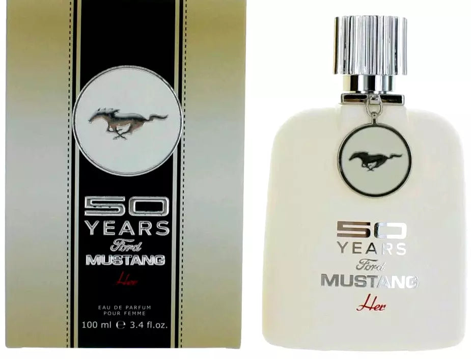 50 YEARS FORD MUSTANG HER EAU DE PARFUM POUR FEMME 3.4 OZ/ 100 ML