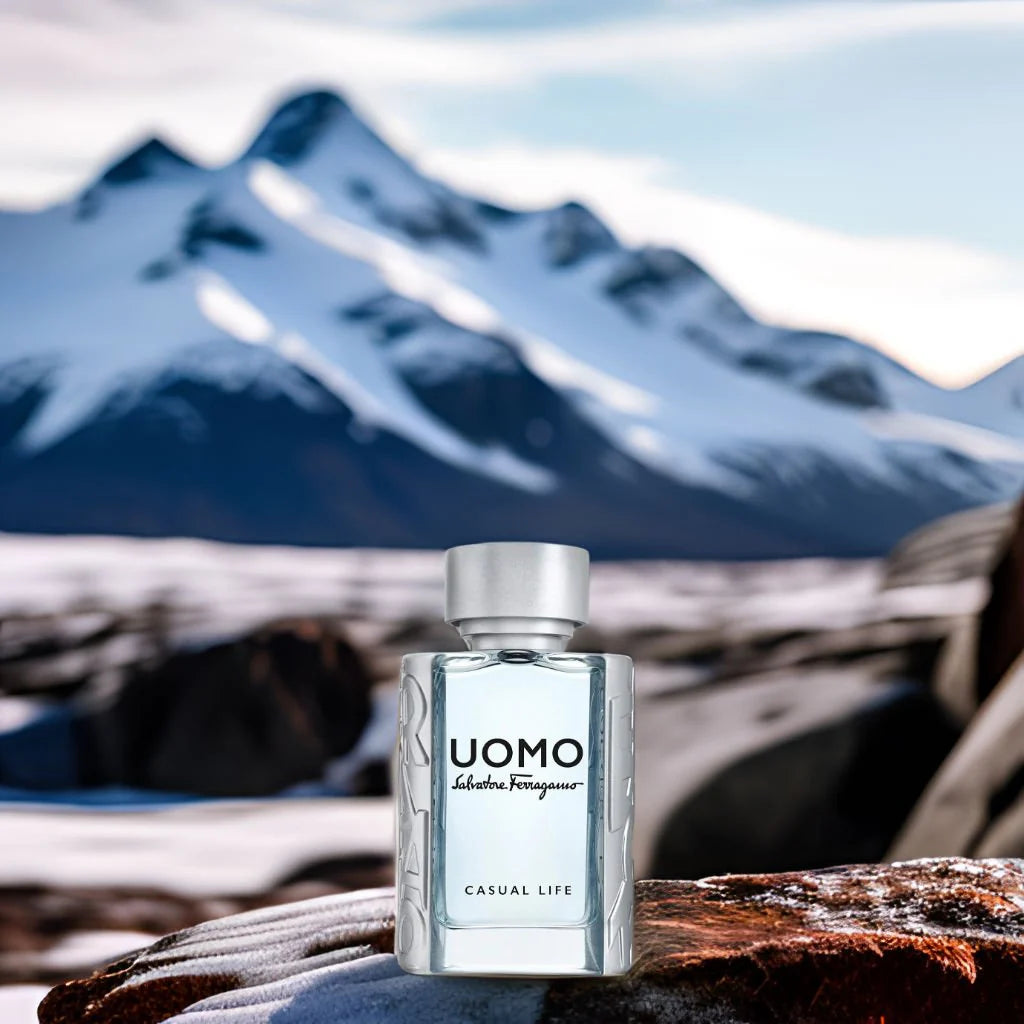 UOMO CASUAL LIFE BY SALVATORE FERRAGAMO SET EDT 100ML AND 10ML