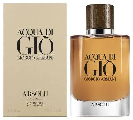 ACQUA DI GIO ABSOLU BY GIORGIO ARMANI EDP 4.2 OZ