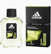 ADIDAS EAU DE TOILETTE NATURAL SPRAY PURE GAME 3.4 OZ/ 100 ML