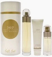 360 PERRY ELLIS GIFT SET 3 PIECE WOMEN EAUDE TOILETTE