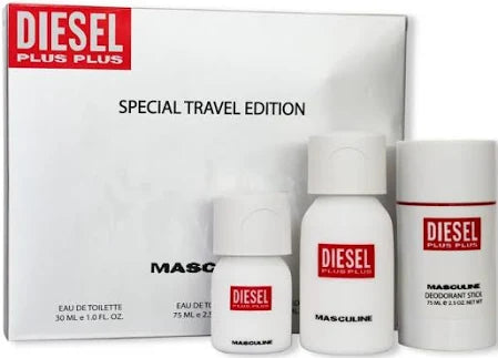 DIESEL  MASCULINE EAU DE TOILETTE 3.3 OZ / 100 ML SET BY DIESEL
