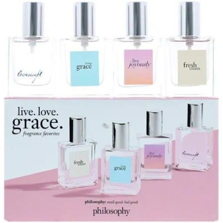 PHILOSOPHY LIVE. LOVE. GRACE. FRAGRANCE FAVORITES