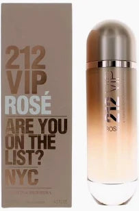 212 VIP ROSE ARE YOU ON THE LIST? NYC BY CAROLINA HERRERA  4.2OZ EDP WOMAN