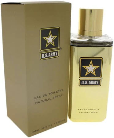 US ARMY GOLD EAU DE TOILETTE NATURAL SPRAY 3.3 OZ/ 100 ML
