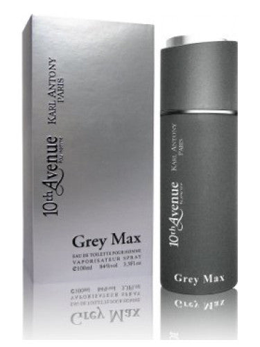 10TH AVENUE POUR HOMME GREY MAX EAU DE TOILETTE 3.3 OZ/ 100 ML