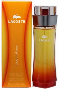 TOUCH OF SUN EAU DE TOILETTE 3.4 OZ / 100 ML BY LACOSTE POUR FEMME