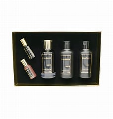 BHARARA OXNY GIFT SET 5 PIECES 3.4 OZ / 100 ML LOTION AND SHOWER GEL EAU DE PARFUM